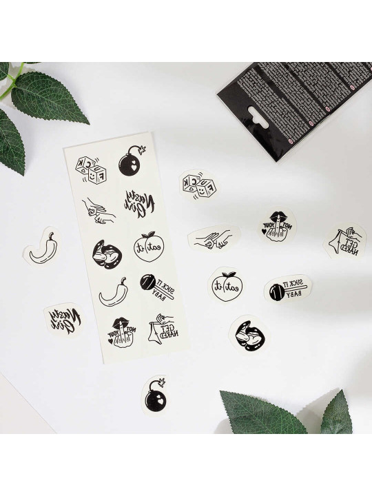 Spicy collection - Tatouages temporaires pack de 10