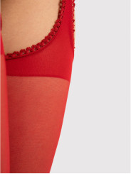 Amour Bas Jarretelles 20 DEN - Rouge