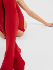 Diavola Bas jarretelles 60 DEN - Rouge