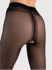 Ouvert Collants 20 DEN - Noir