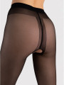 Ouvert Collants 20 DEN - Noir