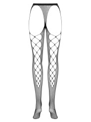 S233 Collants ouverts - Noir