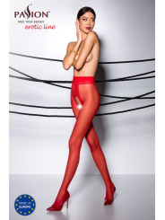 TI007R Collants ouverts 20 DEN - Rouge