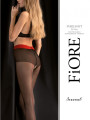 Firelight Collants 20 DEN - Noir et rouge