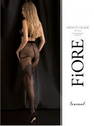 Orient charm Collants 15 DEN - Noir