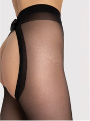 Cute Dream Collants ouverts 20 DEN - Noir
