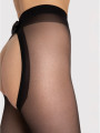 Cute Dream Collants ouverts 20 DEN - Noir