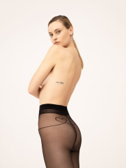 With Love Collants 15 DEN - Noir