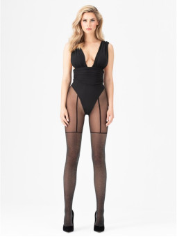 Stardust 40 den - noir paiellettes