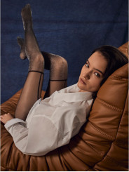 Stardust 40 den - noir paiellettes