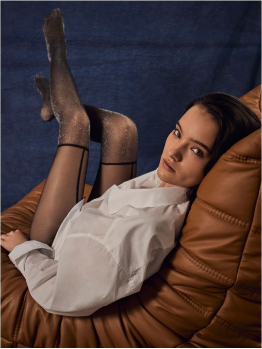 Stardust 40 den - noir paiellettes