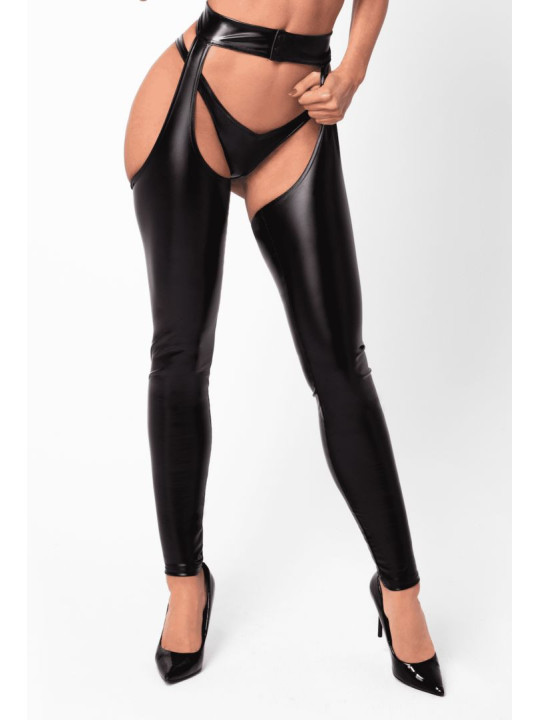 F323 Rebel wetlook chaps