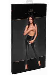 F304 Leggings Taboo wetlook avec entrejambe et fesses ouvertes