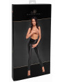 F304 Leggings Taboo wetlook avec entrejambe et fesses ouvertes