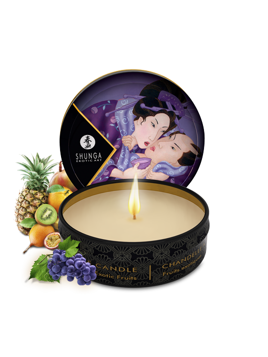 Mini bougie de massage - Libido Fruits exotiques