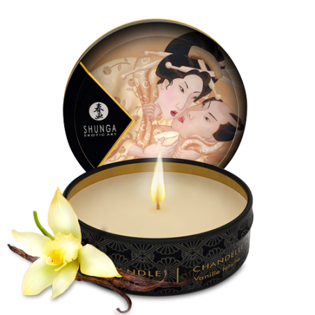 Mini bougie de massage - Désir Vanille