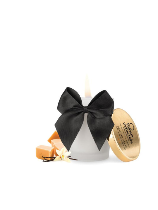 Bougie de massage embrassable - Caramel doux