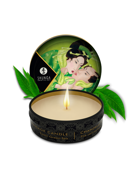 Mini bougie de massage - Zenitude Thé vert exotique