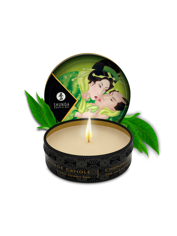 Mini bougie de massage - Zenitude Thé vert exotique