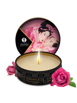 Mini bougie de massage - Aphrodisia Rose