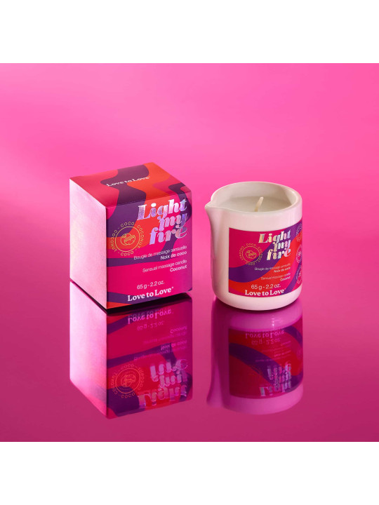 Light My Fire bougie de massage Noix de coco 65G