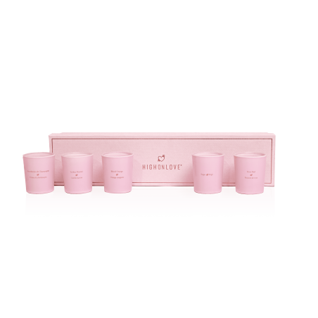 Collection de minis bougies pour massage