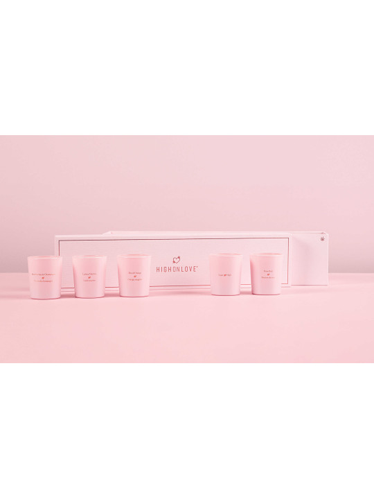 Collection de minis bougies pour massage
