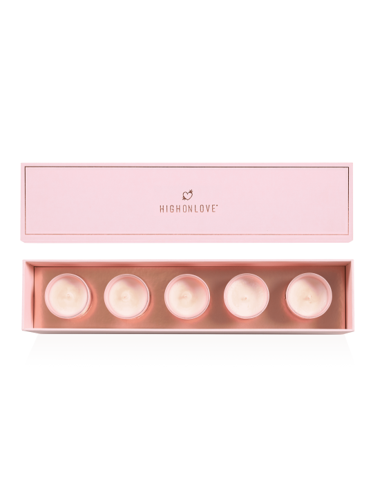 Collection de minis bougies pour massage