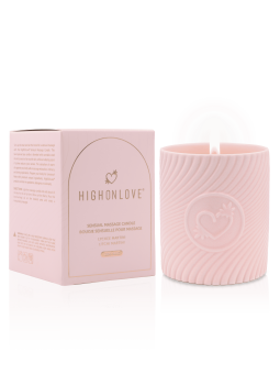 Bougie de massage Rose 220 ml - Martini au litchi