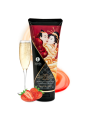 Crème de Massage délectable - Vin pétillant à la fraise