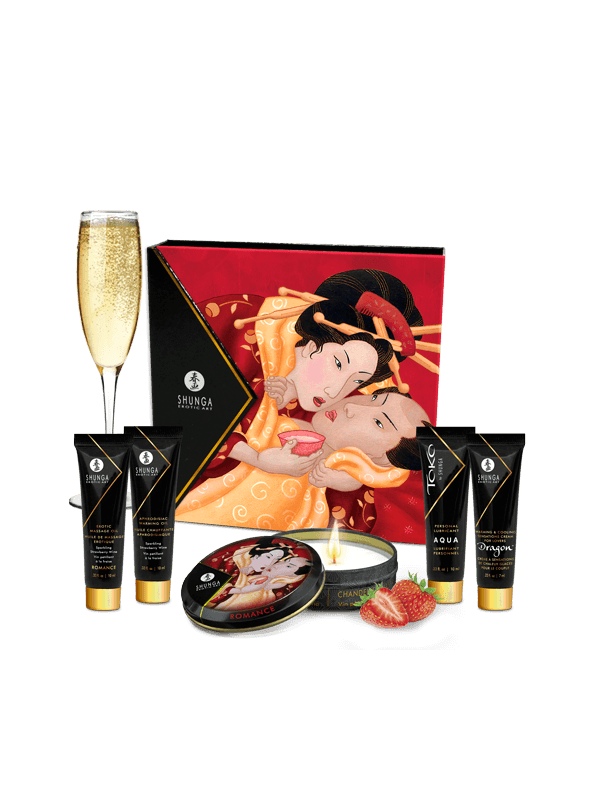 Kit Secret de Geisha - ORGANICA - Vin pétillant à la fraise