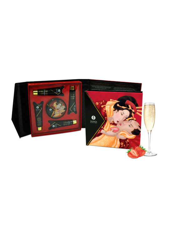 Kit Secret de Geisha - ORGANICA - Vin pétillant à la fraise