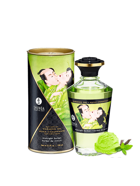 Huile chauffante aphrodisiaque - Sorbet de minuit 100ml