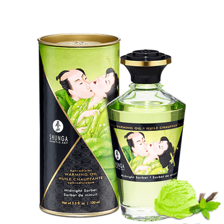 Huile chauffante aphrodisiaque - Sorbet de minuit 100ml