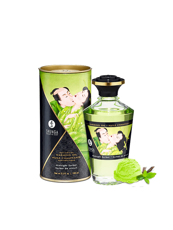 Huile chauffante aphrodisiaque - Sorbet de minuit 100ml