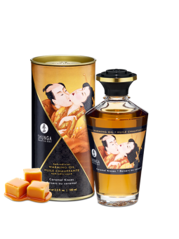 Huile chauffante aphrodisiaque - Baisers caramel
