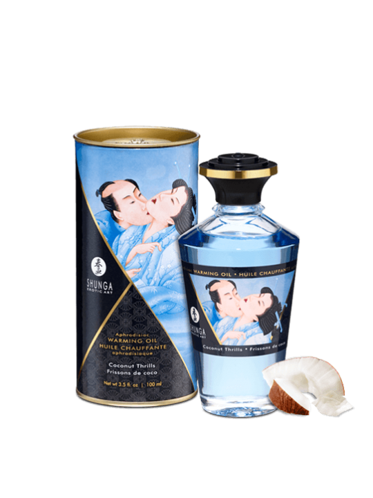 Huile chauffante aphrodisiaque - Frissons de coco 100ml