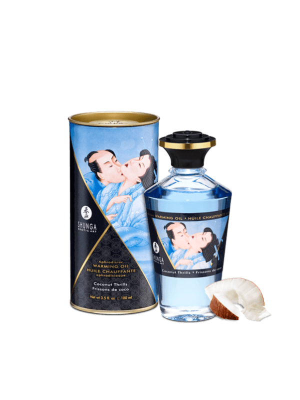 Huile chauffante aphrodisiaque - Frissons de coco 100ml