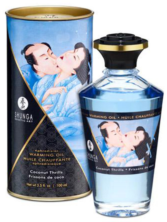 Huile chauffante aphrodisiaque - Frissons de coco 100ml
