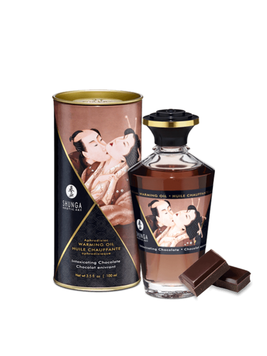 Huile chauffante aphrodisiaque - Chocolat enivrant 100ml