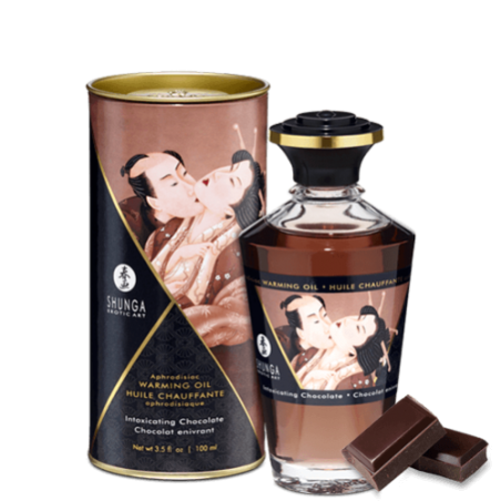 Huile chauffante aphrodisiaque - Chocolat enivrant 100ml