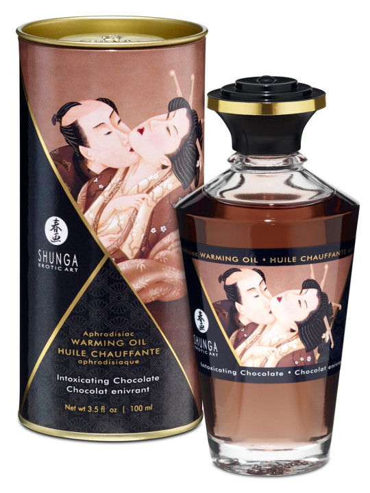Huile chauffante aphrodisiaque - Chocolat enivrant 100ml