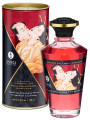 Huile chauffante aphrodisiaque - Vin pétillant à la fraise 100ml
