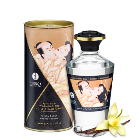 Huile chauffante aphrodisiaque - Vanille fétish 100ml