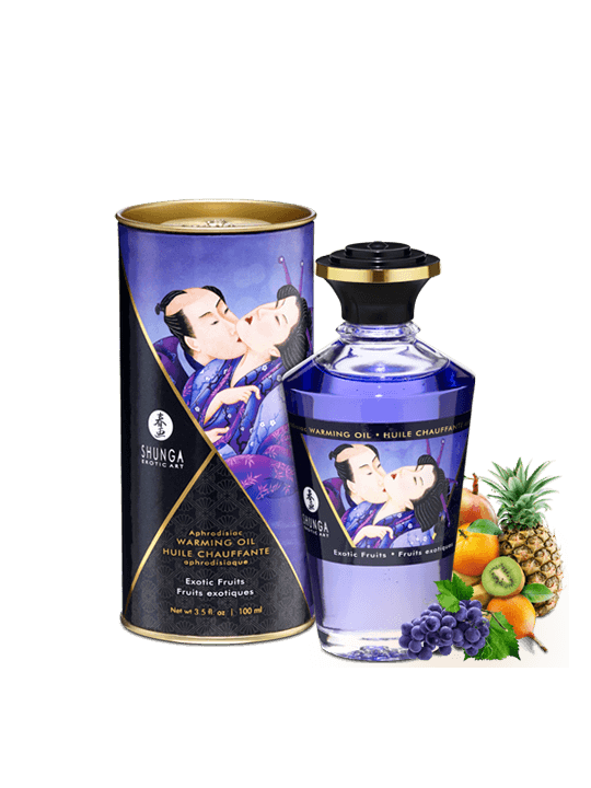 Huile chauffante aphrodisiaque - Fruits exotiques 100ml