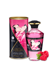 Huile chauffante aphrodisiaque - Framboise 100ml