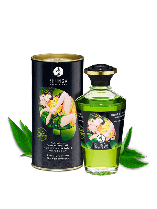 Huile aphrodisiaque organique  - Thé vert exotique