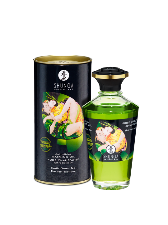 Huile aphrodisiaque organique  - Thé vert exotique