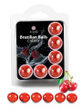 6 Brazilian Balls "Cerise" 3386-6