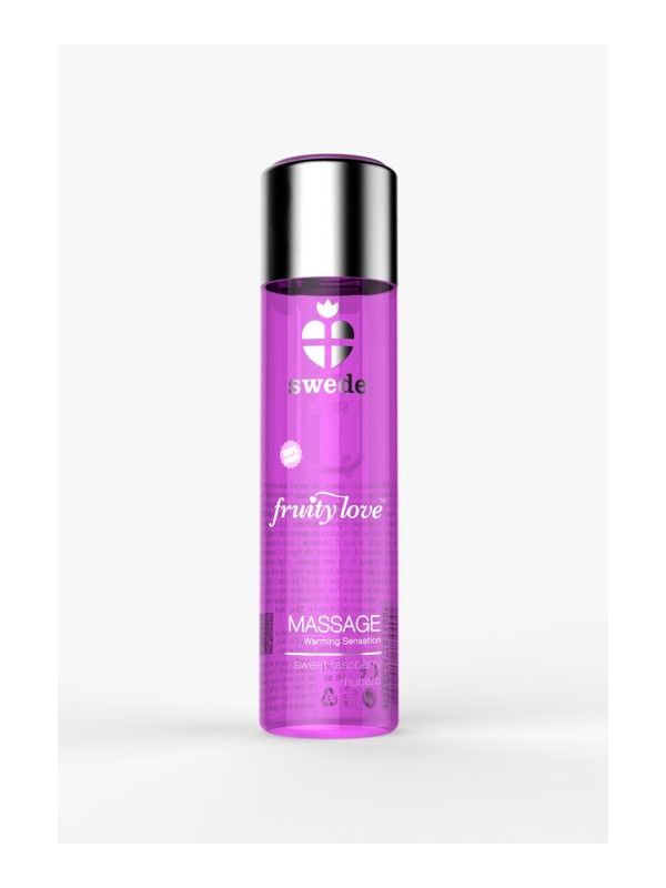 Huile de massage - Framboise Rhubarbe - 120 ml